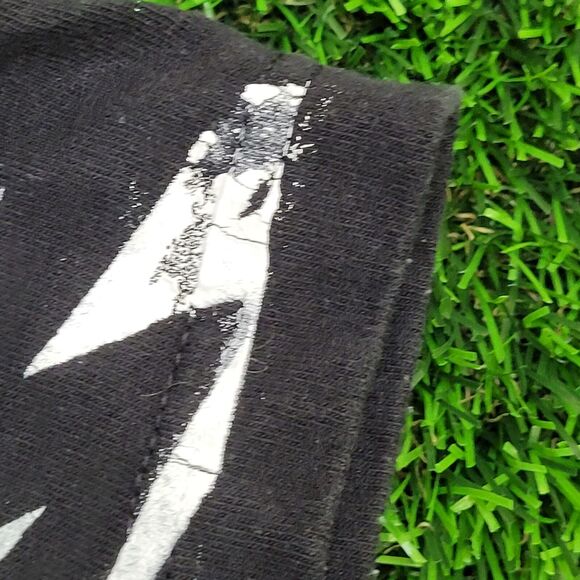 Lightning AOP Shirt 2XL 25x29 Black White - Picture 4 of 11